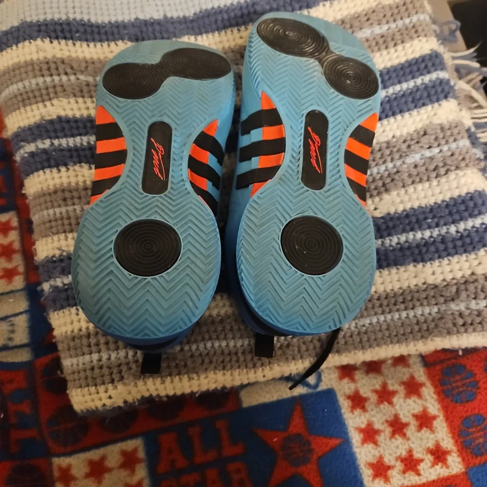 Don Mitchell Size 12 Blue Basketball Shoes - Picture 3 of 3